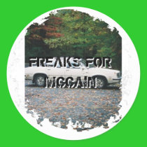 Distressed 2 Round Stickers