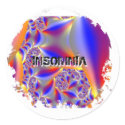 Distressed 2 Round Stickers