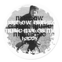Distressed 2 Round Stickers by mattheweldridge Distressed 2 Round Stickers