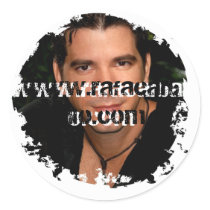 Distressed 2 Round Stickers