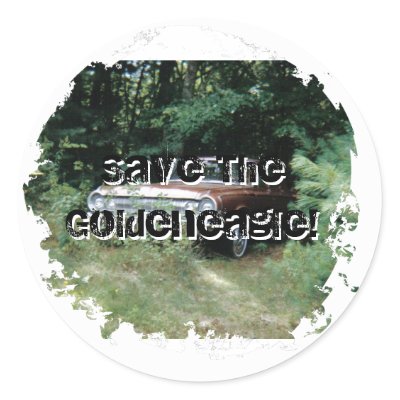 Distressed 2 Round Stickers by eelkat
