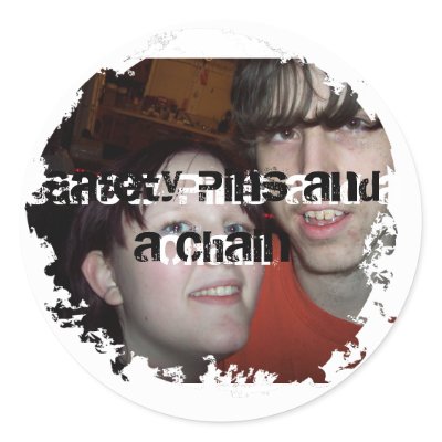 Distressed 2 Round Stickers by SPAACMERCH