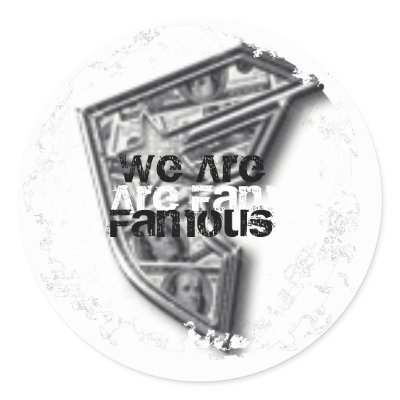 Distressed 2 Round Stickers by shareefposey