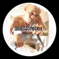 Distressed 2 Round Stickers