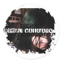 Distressed 2 Round Stickers