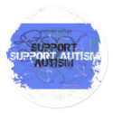 Distressed 2 Round Stickers