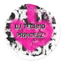 Distressed 2 Round Stickers by dija4eva Distressed 2 Round Stickers