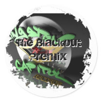 Distressed 2 Round Stickers
