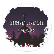 Distressed 2 Round Stickers stickers