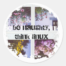 Distressed 2 Round Stickers