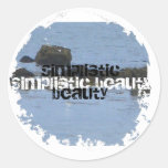 Distressed 2 Round Stickers