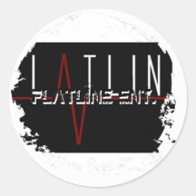 Distressed 2 Round Stickers