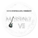 Distressed 2 Round Stickers - Customized by missingvii Distressed 2 Round Stickers - Customized