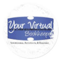 Distressed 2 Round Stickers - Customized