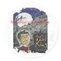 Distressed 2 Round Stickers - Customized