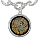 Distressed Alice and Friends Book Cover Charm Bracelets