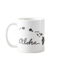 Distressed Aloha Island Mugs