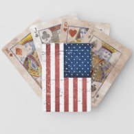 Distressed American Flag Deck Of Playing Cards
