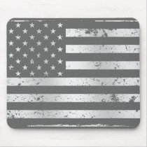 Distressed American Flag II Mousepad