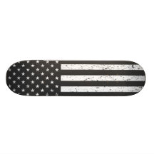 Distressed American Flag II Skateboard