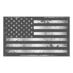 Distressed American Flag II Sticker