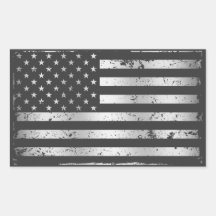 Distressed American Flag II Sticker