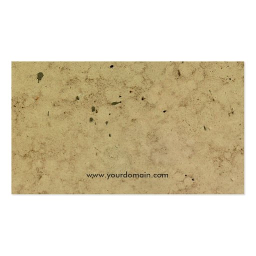 Distressed Antique Contemporary Designs Business Cards (back side)