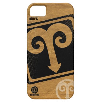 Distressed ARIES astrological symbol case iPhone 5 Case