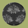 Distressed Black Damask Magnets
