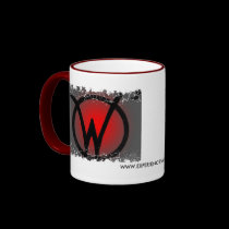 Distressed Border - 2-sided Ringer... - Customized mugs