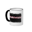 Distressed Border - 2-sided Ringer... - Customized mugs by silencebroken Distressed Border - 2-sided Ringer... - Customized mugs