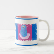 Distressed Border - 2-sided Ringer... - Customized mugs