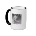 Distressed Border 2-sided Ringer Mug by willyace Distressed Border 2-sided Ringer Mug