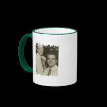 Distressed Border 2-sided Ringer Mug