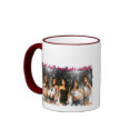 Distressed Border - 2-sided Ringer Mug