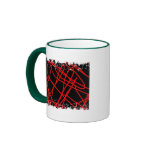 Distressed Border 2-sided Ringer Mug