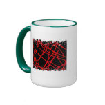 Distressed Border 2-sided Ringer Mug Distressed Border 2-sided Ringer Mug