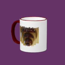 Distressed Border - 2-sided Ringer Mug