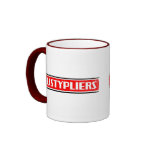 Distressed Border - 2-sided Ringer Mug