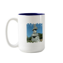 Distressed Border - 2-sided Ringer Mug