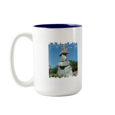 Distressed Border - 2-sided Ringer Mug by barnone_suitables