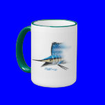 Distressed Border 2-sided Ringer Mug