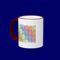 Distressed Border - 2-sided Ringer Mug