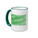 Distressed Border 2-sided Ringer Mug by templates Distressed Border 2-sided Ringer Mug