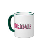 Distressed Border 2-sided Ringer Mug