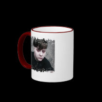 Distressed Border - 2-sided Ringer Mug