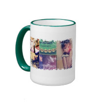 Distressed Border 2-sided Ringer Mug