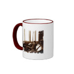 Distressed Border - 2-sided Ringer Mug