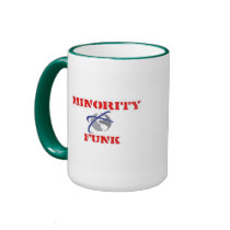 Distressed Border 2-sided Ringer Mug by minorityfunk Distressed Border 2-sided Ringer Mug