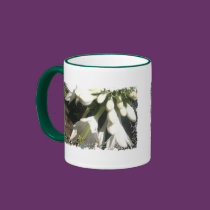 Distressed Border 2-sided Ringer Mug mugs